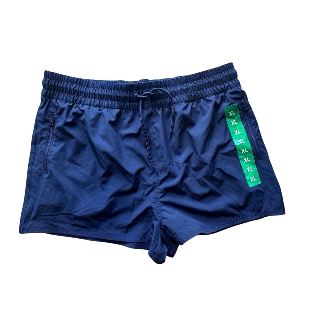NWT OP Ocean Pacific Woman’s Shorts, Navy Blue, Sz XL Drawstring